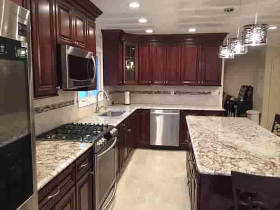 kitchen renovation and remodel job in oyster bay long island ny